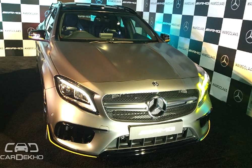 Mercedes-Benz CLA 45 AMG And GLA 45 AMG Facelifts Launched