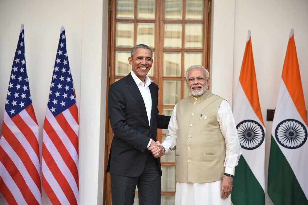 Former US President Barack Obama Meets PM Modi