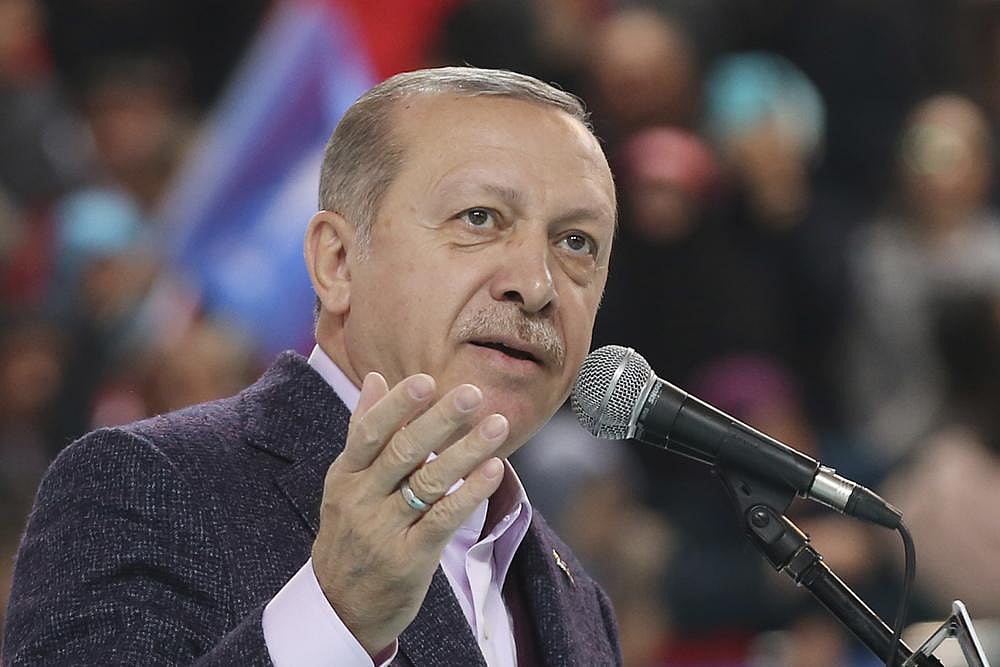 AP : Turkish President Recep Tayyip Erdoğan |