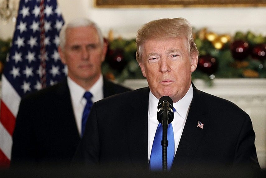 | File Photo : Trump Blames 'Lax' Immigration Policy For New York Attack