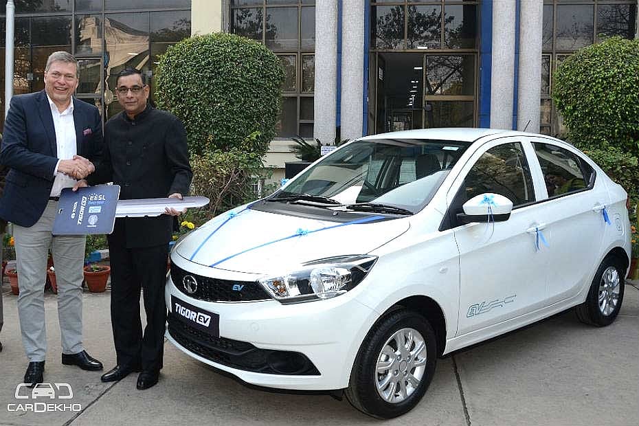 Tata Delivers First Batch Of Tigor EVs To EESL