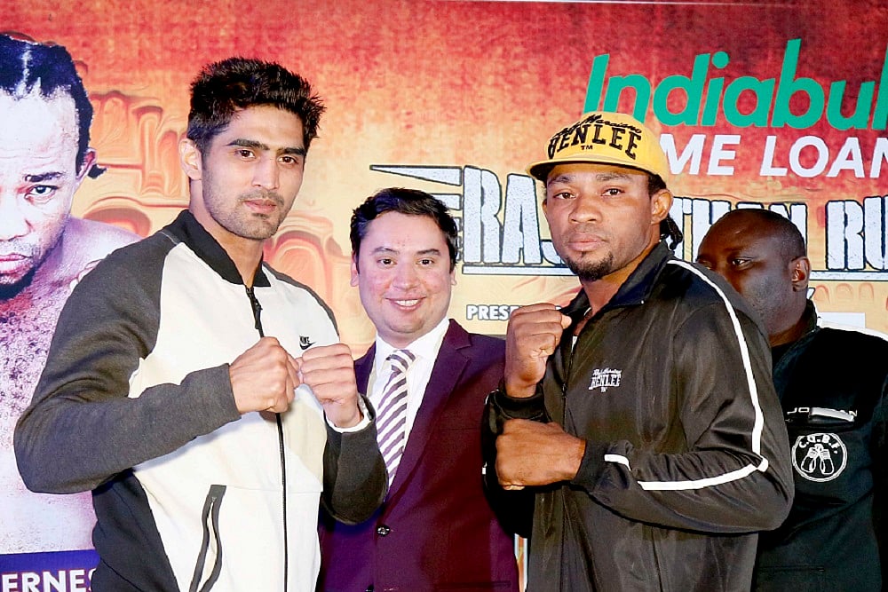 Vijender Singh Wins 10th Successive Professional Bout After Beating African Champion Ernest Amuzu