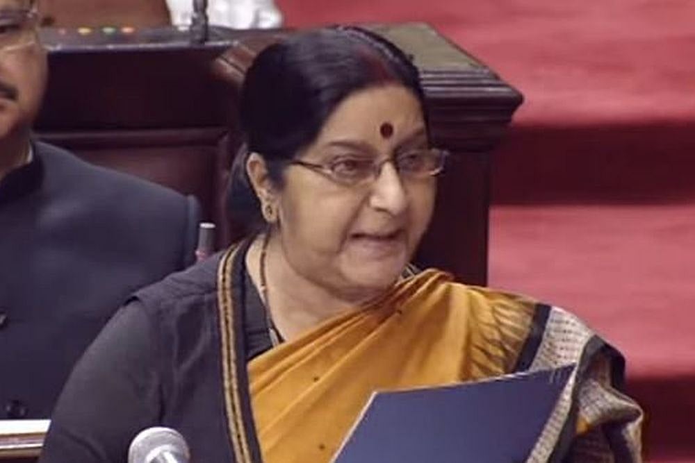Both Kulbhushan's Wife And Mother Were Made To Look Like Widows, Says Sushma Swaraj