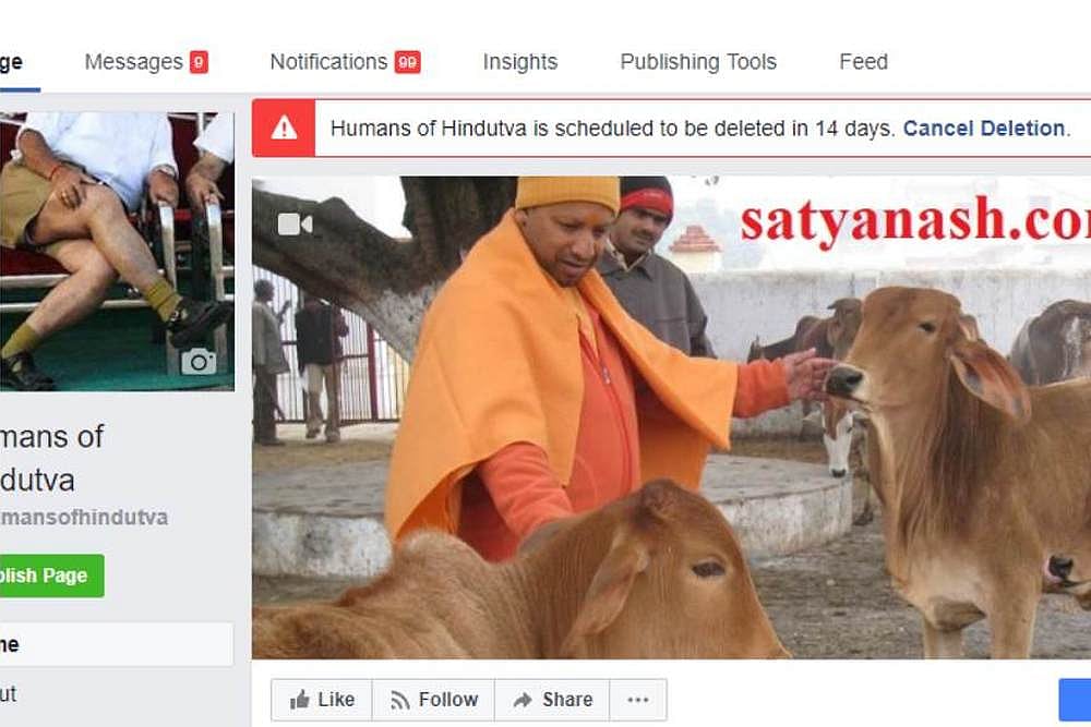 Humans Of Hindutva Re-Activates To Prove A Point That Facebook Did Not Delete The Page