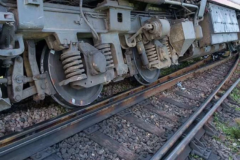 train derailment in UPs Saharanpur