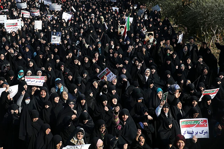 Iran enters its second week of protests - File Photo