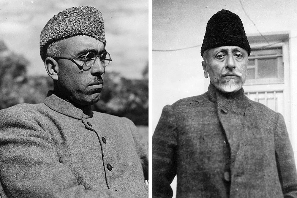 Two Poles And A Green Drape