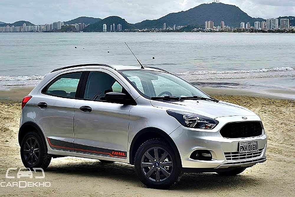 2018 Ford Figo Cross Spied In India
