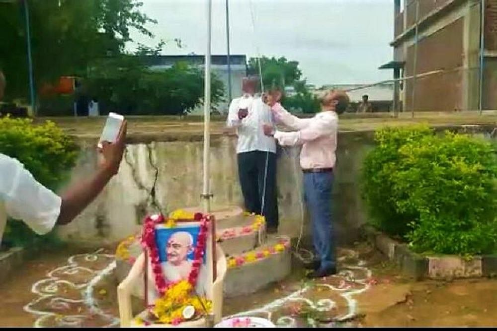 Muslim College Principal Heckled For Hoisting Tricolour With Shoes On