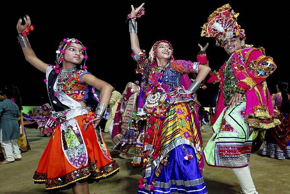 BJP leader in Indore asks people to drink gaumutra before to enter a garba event