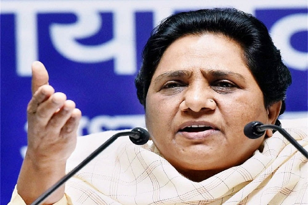 Funds Being Embezzled In The Name Of Cow Protection, Claims Mayawati