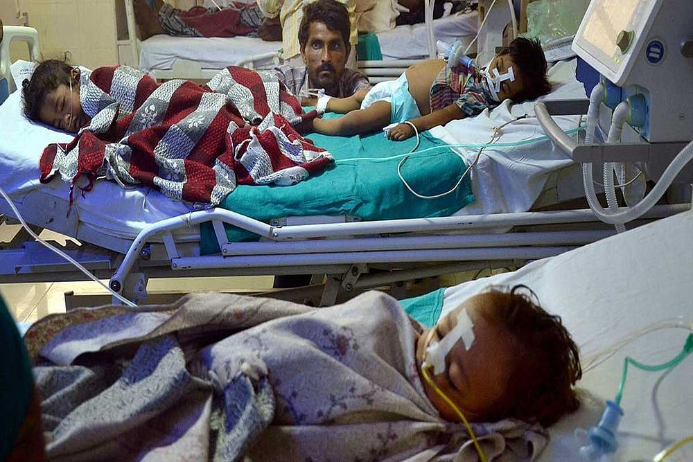 70 Children Died In Last Four Days At Gorakhpur's BRD Hospital,15 Due To Encephalitis: Principal