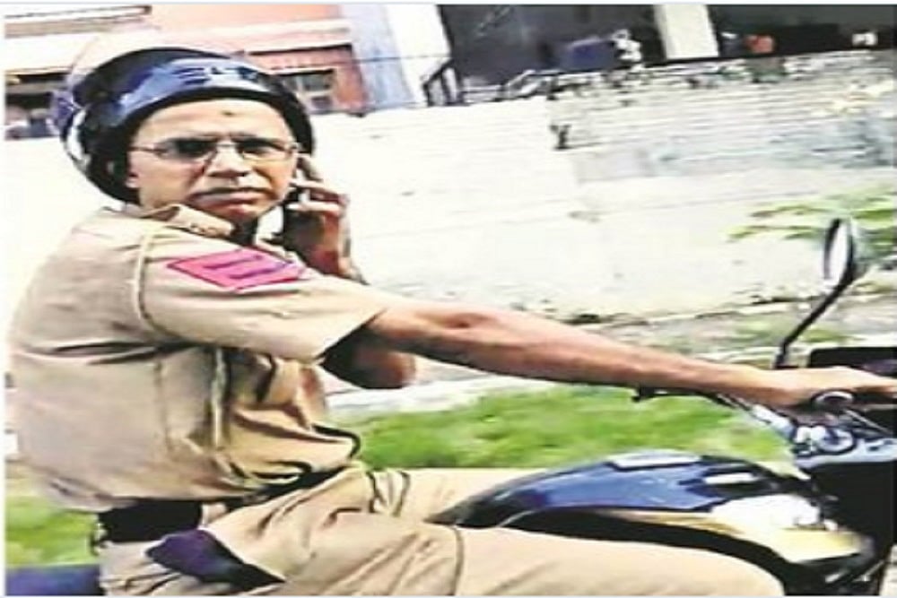 Man Films Chandigarh Cop Talking On Phone And Driving, Gets Slapped