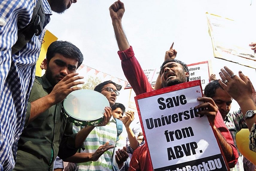 JNUSU Polls: Left Alliance Makes Clean Sweep, But It’s Rise Of Saffron In Red Bastion