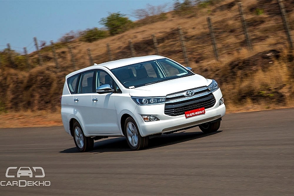 Toyota Innova Crysta, Fortuner Prices Hiked Post Cess Increase