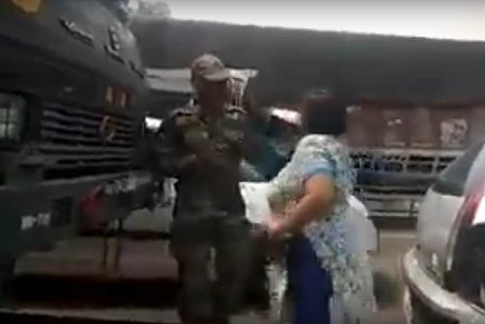 WATCH: South Delhi Woman Slaps Army Personnel, Arrested After Video Goes Viral