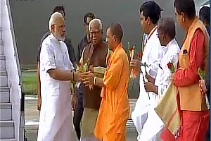 PM Modi Arrives In Varanasi, To Flag Off Several Development Projects