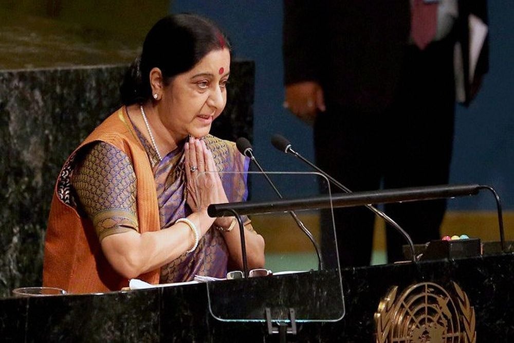 'Thanks For Stating Hard Facts, Befitting Reply To Pakistan': Congress Praises Sushma Swaraj For UNGA Address