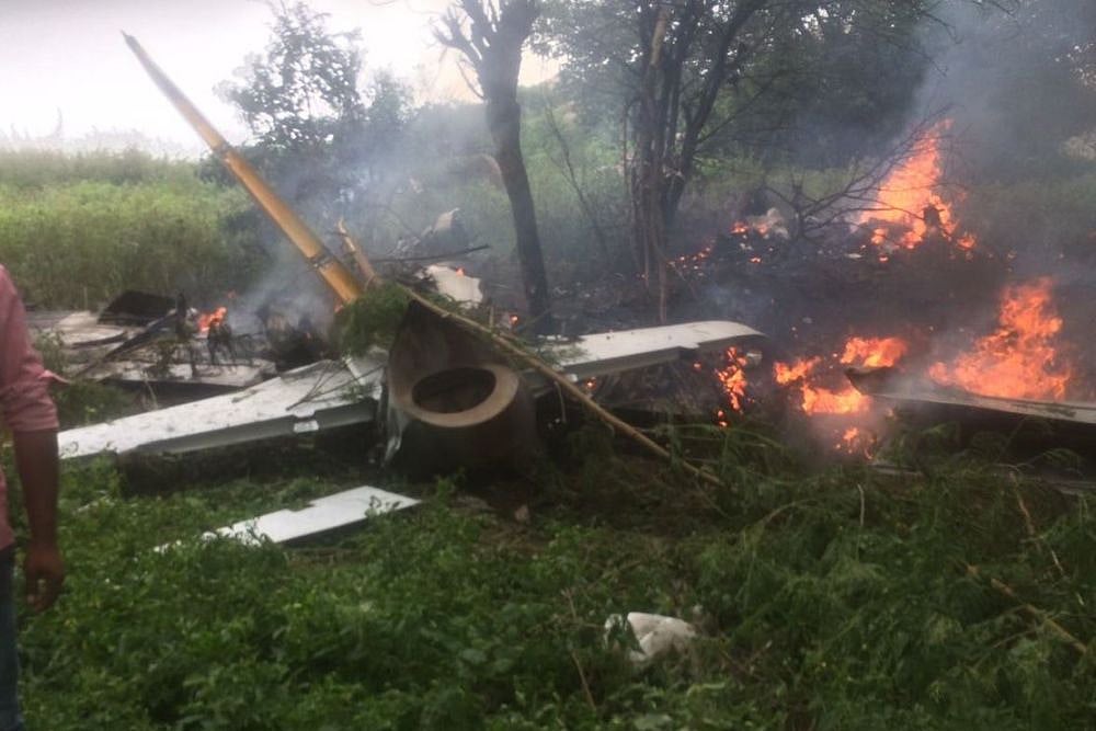 IAF Training Jet Crashes In Hyderabad, Pilot Unhurt