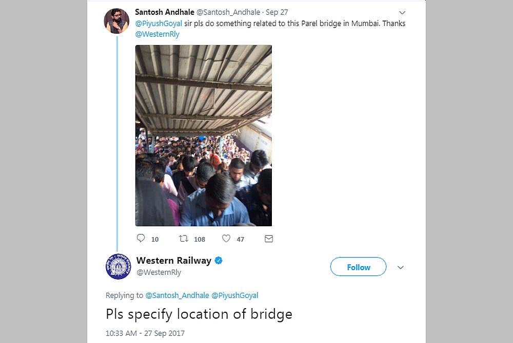 Two Days After Railway Minister Was Warned Through Pictures, Tragedy Strikes Elphinstone