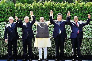 PM Modi Arrives In Xiamen To Attend BRICS Summit