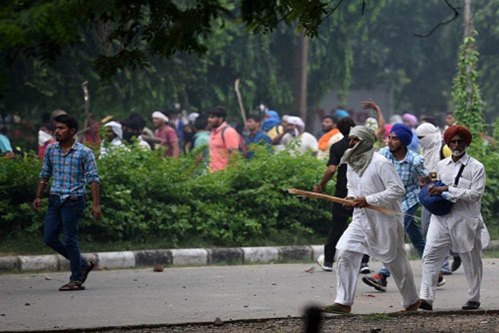 Dera Sacha Sauda Followers Deposit More Than 30 Rifles, Pistols, Other Weapons With Police