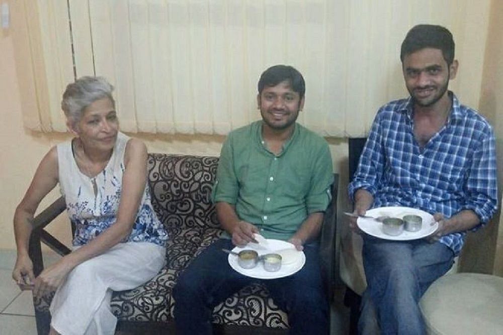 Gauri Lankesh's 'Adopted Children' Jignesh Mevani, Kanhaiya, Shehla Rashid, Umar Khalid Express Shock On Social Media