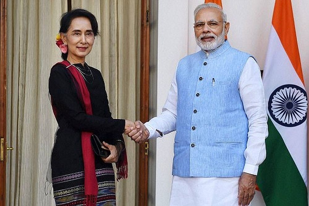 PM Modi Meets Myanmar State Counsellor Aung San Suu Kyi