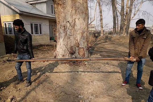 Now Punt Guns Seized From Kashmir's Wullar Lake