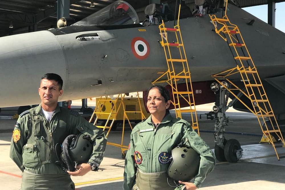 Defence Minister Nirmala Sitharaman Undertakes Sortie In Sukhoi