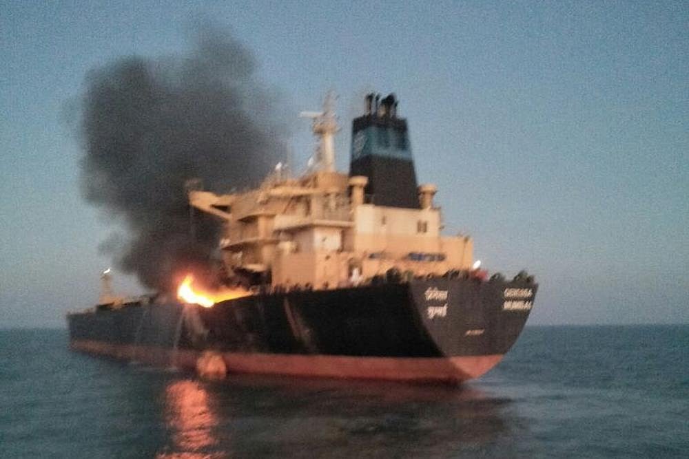 Major Fire Onboard Oil Vessel Off Gujarat Coast, 26 Crew Members Rescued