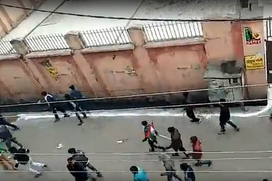 Kasganj Violence: Video Shows Youths Holding Swords And Guns Charging Towards Muslim-Dominated Area