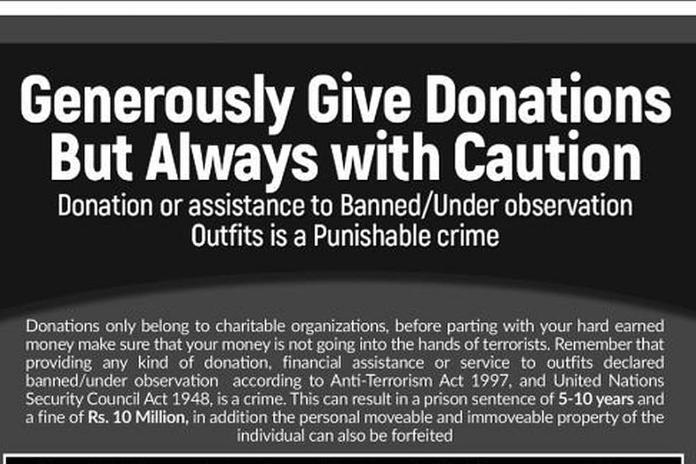 Days After US Cuts Aid, Pakistan Issues Notice Warning Citizens Not To Donate To Terror Outfits, Including Hafiz Saeed's JuD