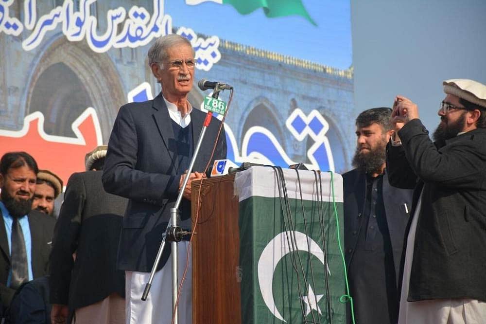 Leader From Imran Khan's PTI Seen Sharing Dais With Lashkar Militant