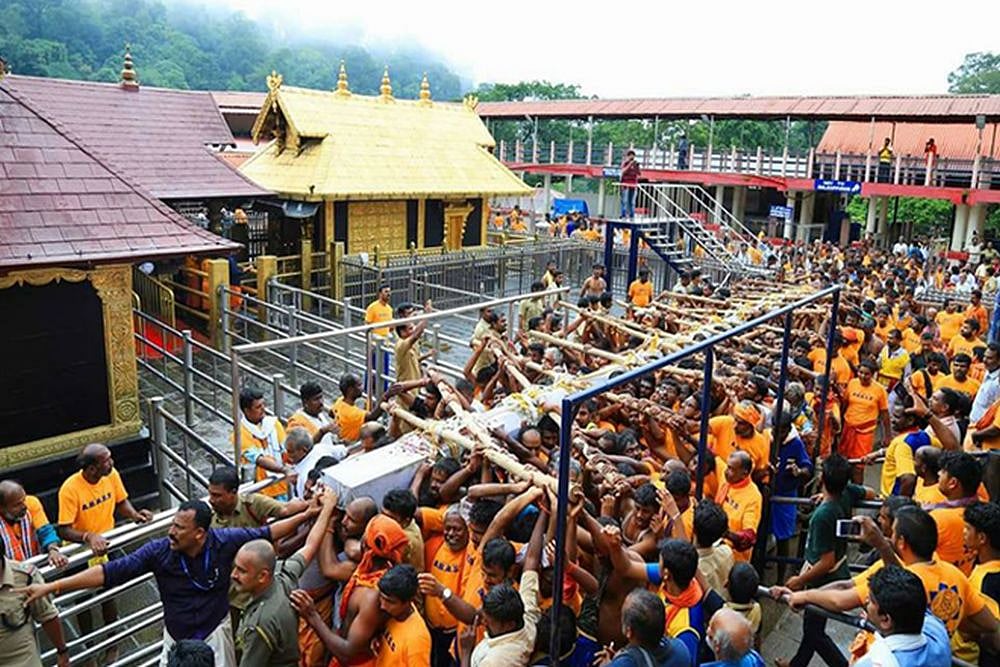Protesters Stop Women At Sabarimala Base Camp Ahead Of Temple Opening
