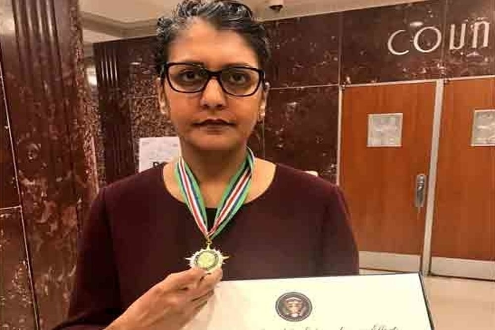 Indian-American Awarded At White House For Combatting Human Trafficking