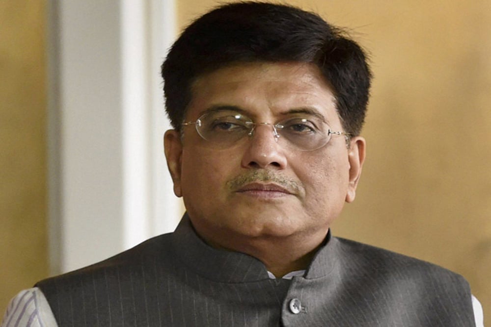 Piyush Goyal To Receive Top Energy Policy Award From US Varsity
