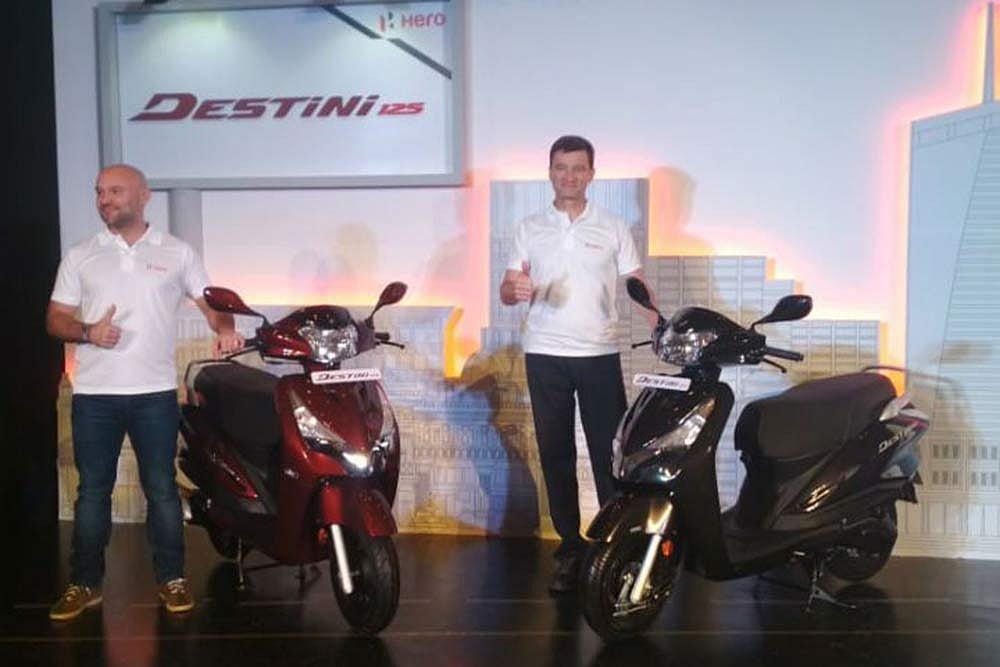 Hero Destini 125 Launched at Rs 54,650