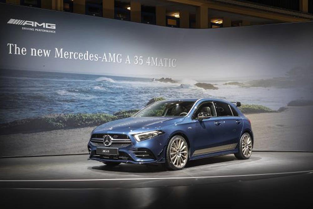 Mercedes-AMG A 35 Breaks Cover At Paris Motor Show 2018