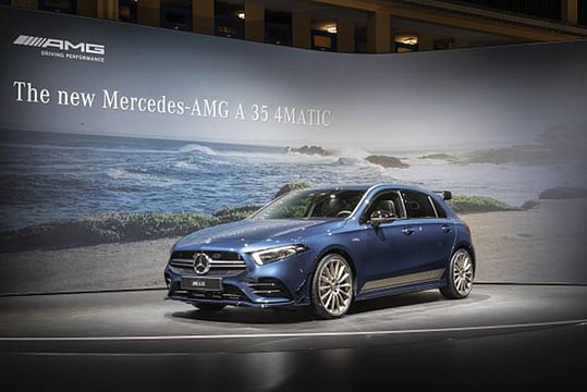 Mercedes-AMG A 35 Breaks Cover At Paris Motor Show 2018