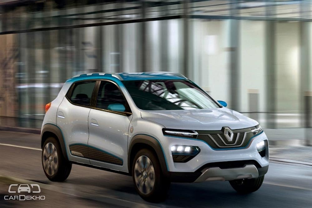 Renault Kwid-Based Electric Car Concept K-Ze Revealed At Paris Motor Show 2018