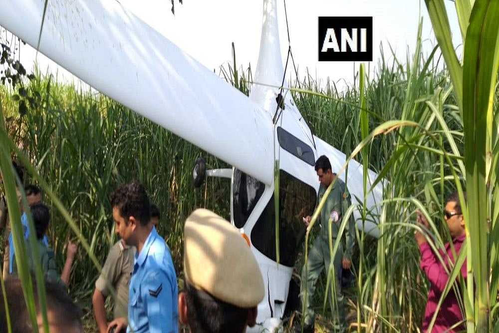 IAF Plane Crashes In UP's Bagpat district, Pilots Safe