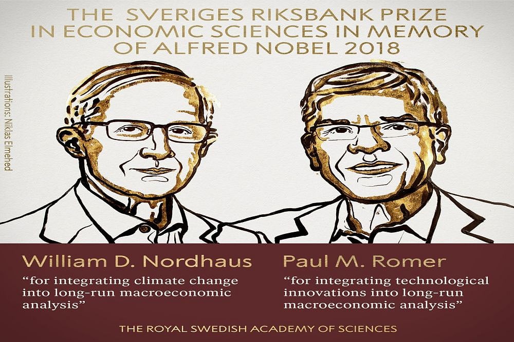 William Nordhaus, Paul Romer Win 2018 Nobel Prize For Economics