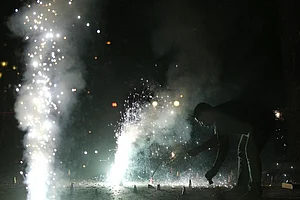 Getty : Lighting Fireworks On Diwali is considered an Indian tradition but is it responsible?