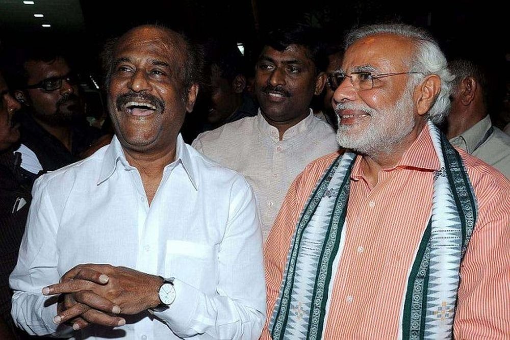 'If Ten People Declare War Against One Man, Who Is Stronger': Rajinikanth Hints Support For Modi