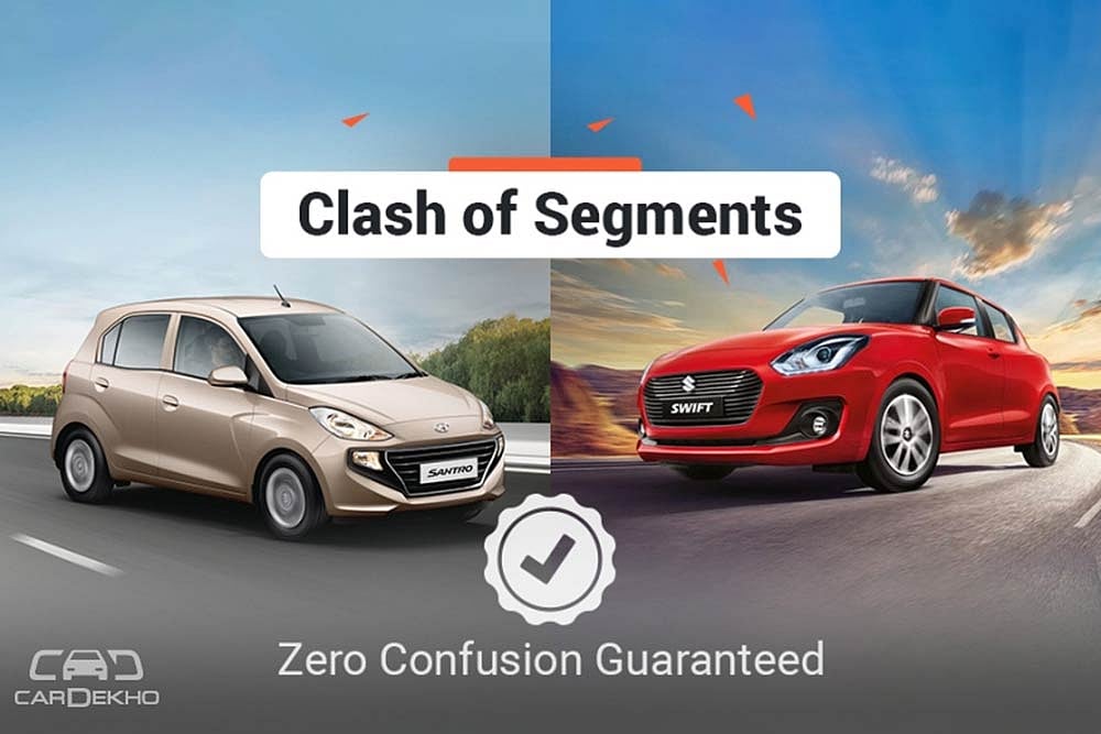 Clash Of Segments: Hyundai Santro Vs Maruti Suzuki Swift