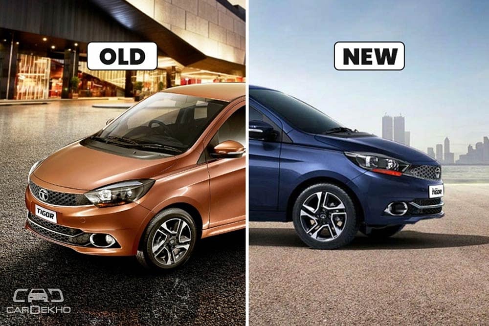 2018 Tata Tigor Old vs New: Major Differences