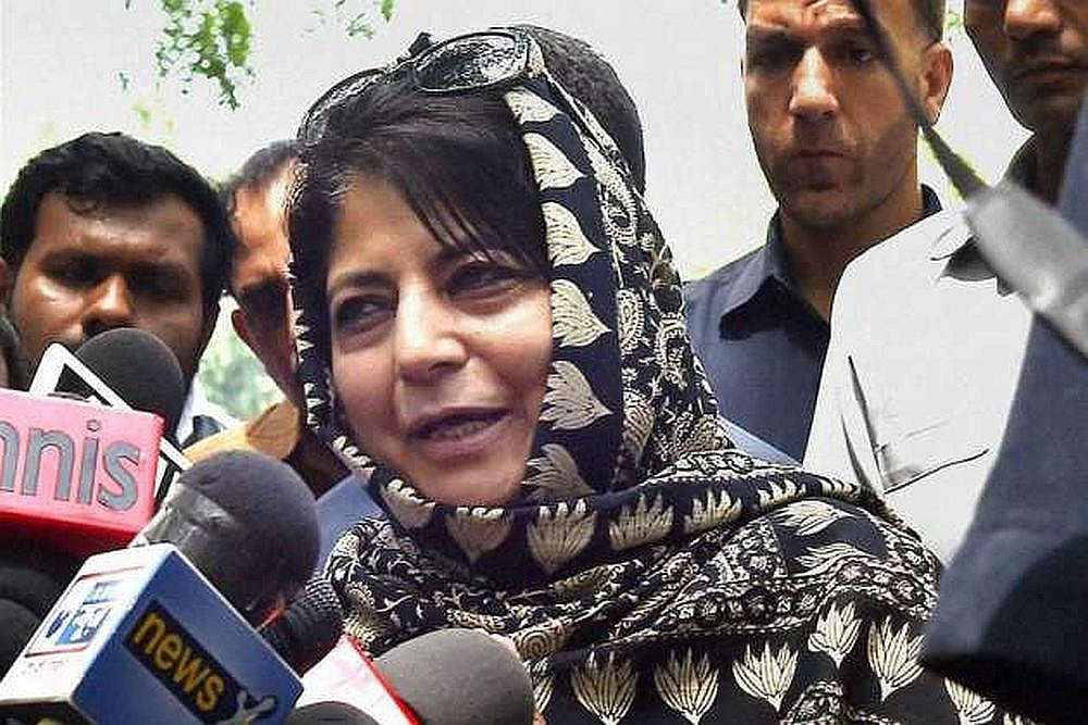 Mehbooba Hits Out At BJP For Calling Alliance As ‘Pak Engineered’