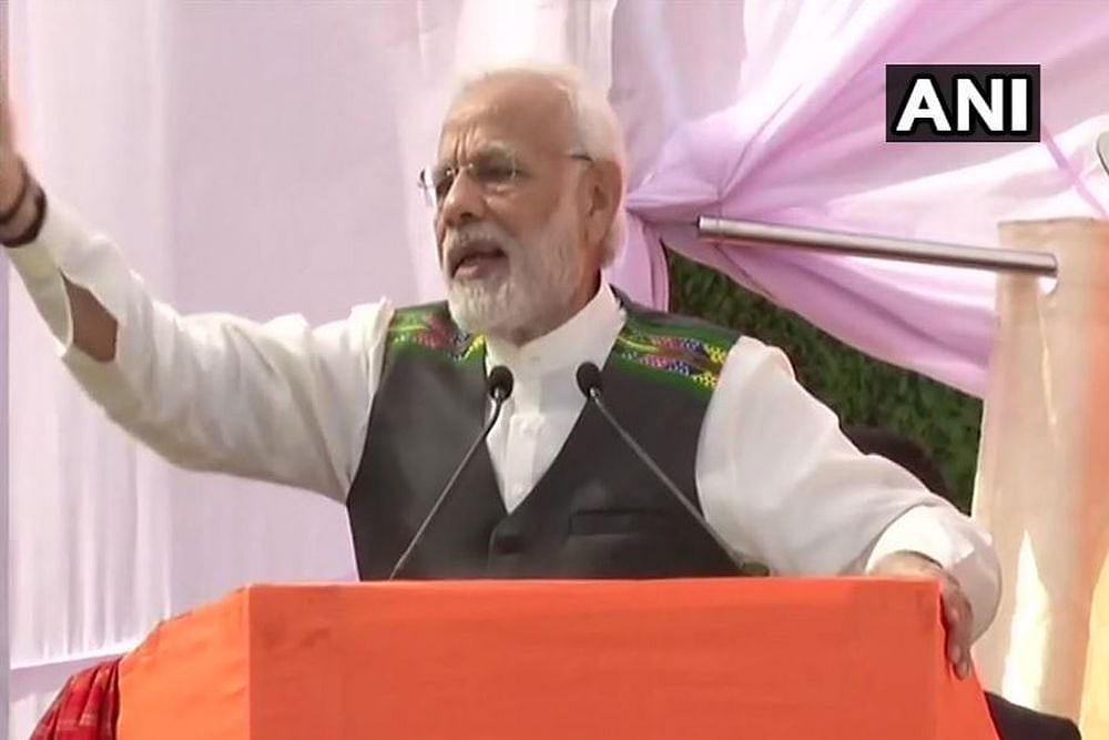 In Mizoram, Modi Pitches <em>Gati</em> And <em>Pragati</em>, Attacks Congress For Lack Of Development