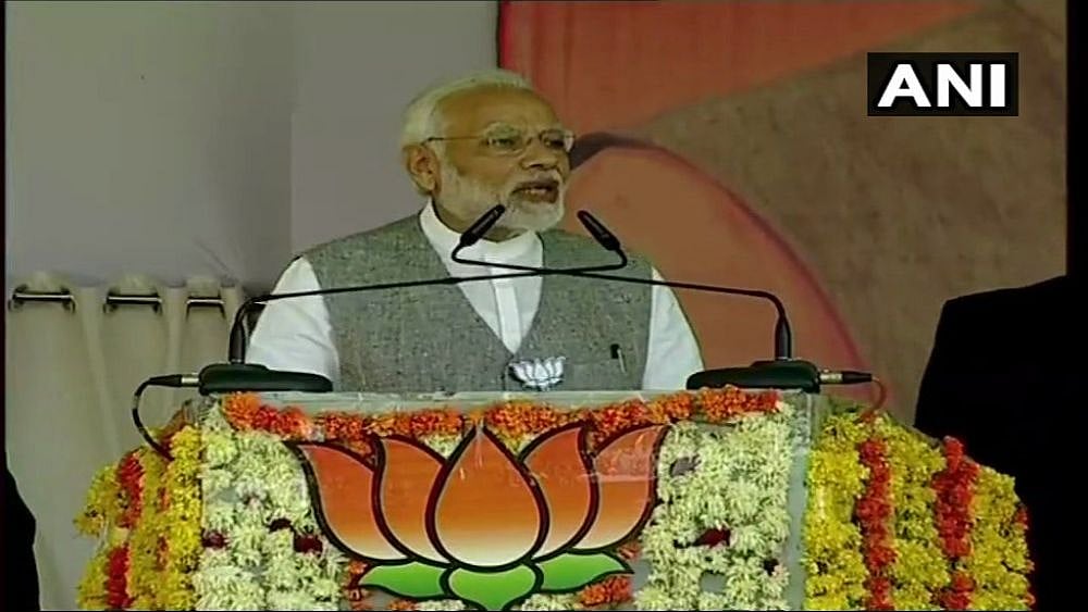 PM Modi Hits Out At Cong For Comparing Sliding Rupee With His Mother